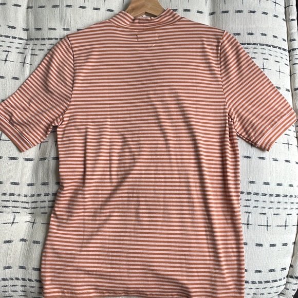 Madewell Stripe Mock Neck Tee - Picture 5 of 5